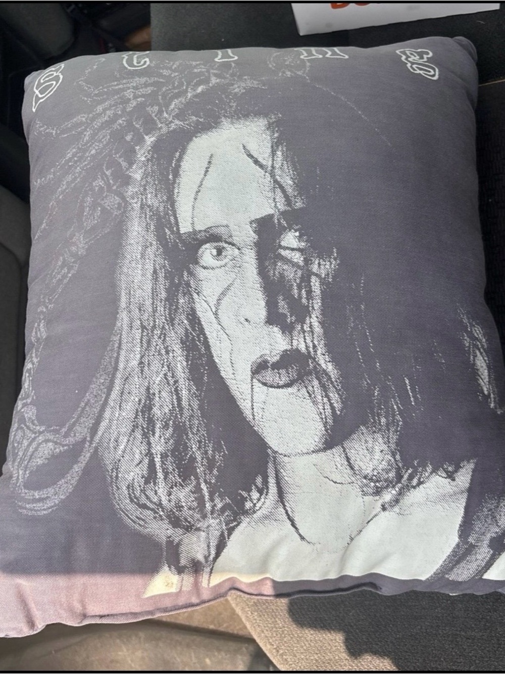 WCW’s Sting Biederlack throw pillow. 16”x 16”. 1990’s professional wrestling.